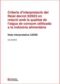 calidad del agua en la industria alimentaria