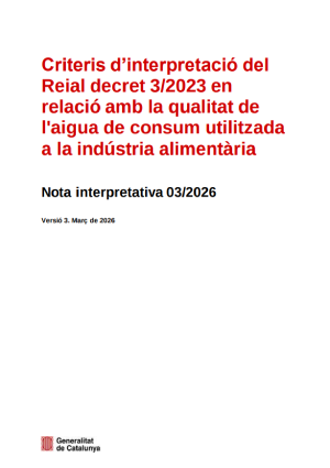 calidad del agua en la industria alimentaria