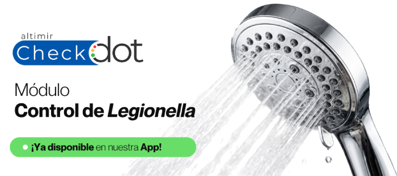 Prevención y control de legionella Altimir Checkdot