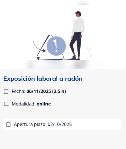 exposición laboral al radon
