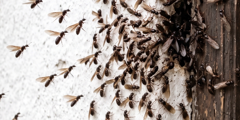 hormigas voladoras o termitas