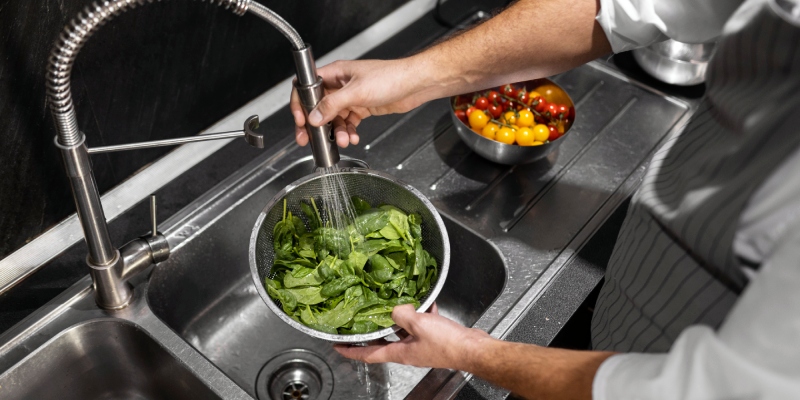  higiene de las hortalizas crudas en restauración