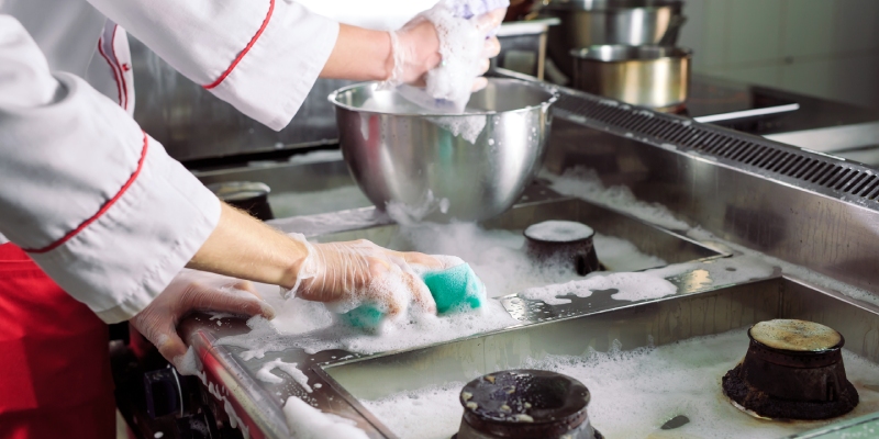 diseño higiénico en cocinas comerciales