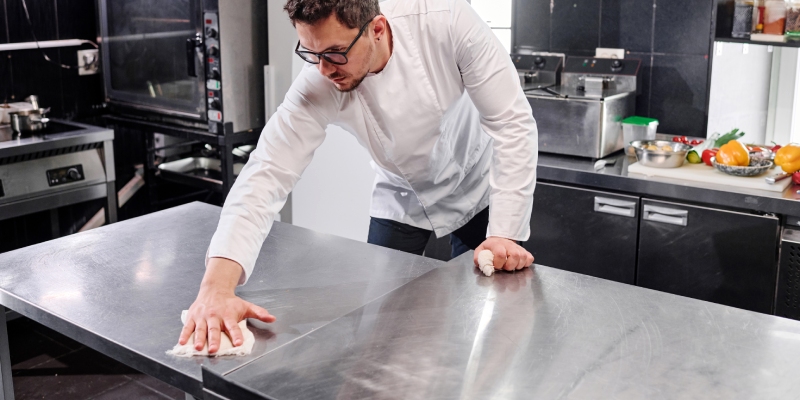 diseño higienico en cocinas comerciales